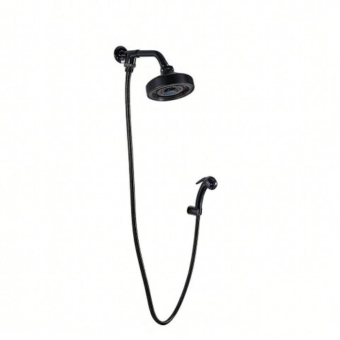 Chuveiro com Desviador Auto Limpante Livo Black Matte 1/2" Addra