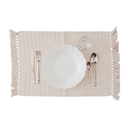 Ver imagem 2 de Talher Inox-pratos-copos-jogos Americano-caminho Mesa Beige