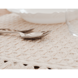 Talher Inox-pratos-copos-jogos Americano-caminho Mesa Beige - 4