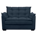 Ver imagem 2 de Sofá 2 Lugares Pequeno Confortável 1,40 Mts Alice Amo Móveis:azul Marinho