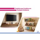 Ver mais imagens de Prateleira Sala Decorativa Flutuante LED 220x18 Gris - Linea Brasil