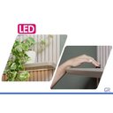 Ver imagem 7 de Prateleira Sala Decorativa Flutuante LED 220x18 Gris - Linea Brasil