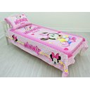 Ver imagem 2 de Jogo De Lençol Decorativo E Fronha Solteiro , Ratinha Minnie Kit 2 pçs