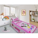 Ver imagem 1 de Jogo De Lençol Decorativo E Fronha Solteiro , Ratinha Minnie Kit 2 pçs