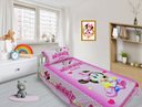 Ver imagem 1 de Jogo De Lençol Decorativo E Fronha Solteiro , Ratinha Minnie Kit 2 pçs