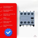 Ver imagem 6 de Bloco Contato Aux Frontal Bfb-13 1na+3nf Cwb 660-690v Weg