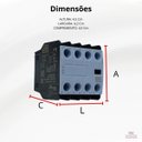 Ver imagem 7 de Bloco Contato Aux Frontal Bfb-13 1na+3nf Cwb 660-690v Weg