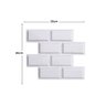 Kit 20 Placas PVC 3d Revestimento De Parede Decorativa Tijolinho 25 cm - 3