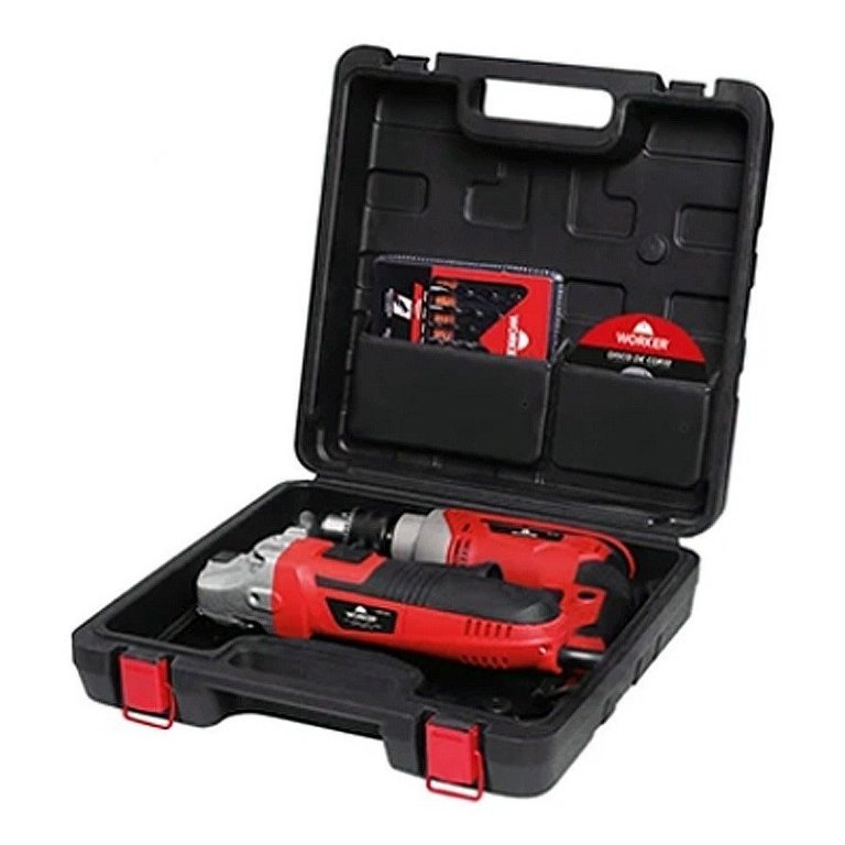 Kit Esmerilhadeira Furadeira 127v 24pc - Worker