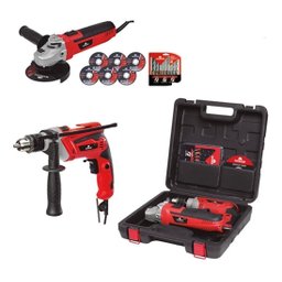 Kit Esmerilhadeira Furadeira 127v 24pc - Worker - 4