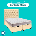 Ver imagem 4 de Kit Cabeceira + Cama Box Bau + Colchão Casal D23 D23 Inducol
