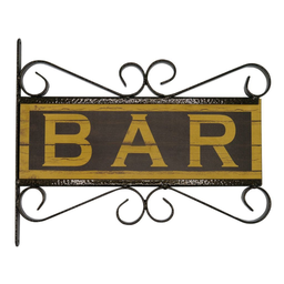 Placa Aramado Bar Dupla Face 30 x 34 cm - 1