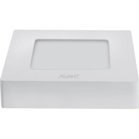 Luminária Sobrepor Led Downlight Quadrada 18w Avant