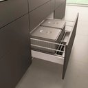Ver imagem 2 de Gaveta Metálica Alta (35 Kg) 199 x 550mm Alto Drawer com Slowmotion Branca Hafele 01 conjunto
