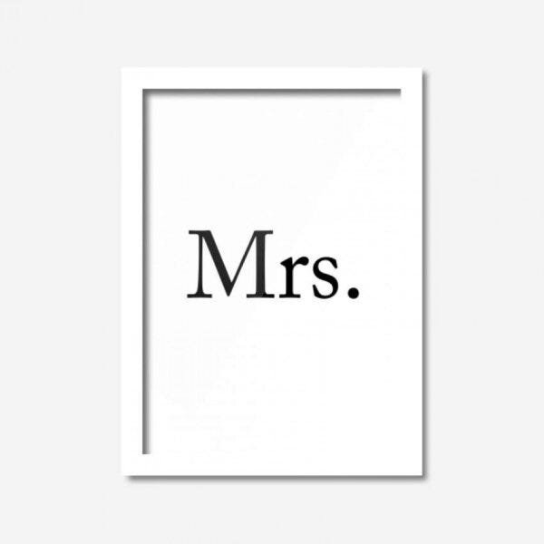 Quadro Decorativo Mrs. Los Quadros - 1