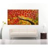 Quadro Pintura Tela Arvores e Flores Modernas Em Altos Relevos 2076: 60cm (A) x 120cm (L) - 3