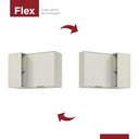 Ver imagem 6 de Aéreo Canto Reto 1 Porta com Nicho Decorativo 100% MDF Fineze Henn