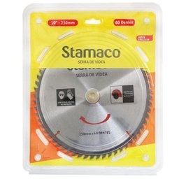 Disco De Serra De Vídea 250Mm - 60 Dts Stamaco - 1