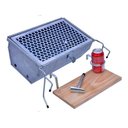 Ver imagem 1 de Churrasqueira De Barco Com Tábua De Corte E Escamador Kit