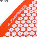 Ver imagem 1 de Kit de Relaxamento em Casa: Tapete e Travesseiro Acupress Brasil "laranja"