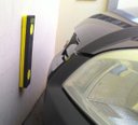 Ver imagem 4 de Protetor De Parachoque Com Fita Adesivo - Garagem/Estacionamento - Preto - Com 2 Peças
