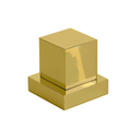 Ver imagem 2 de Kit 05 Acabamentos Registro Volante Quadrado Metal Dourado