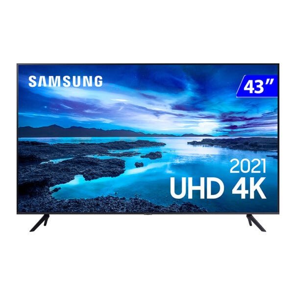 Smart TV Samsung 43 LED 4K Crystal Wi-Fi - 1