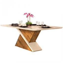 Conjunto Mesa Dj Zafira 2,00x1,00 08 Cadeira Jade 22314.1967016 - 3