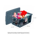 Ver imagem 3 de kit 2 Caixa Organizadora com Trava 7,5 L Cinza Ordene