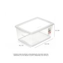 Ver imagem 4 de Kit 4 Caixa Organizadora Sem Trava 15 Litros Cristal Ordene
