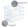 Kit 4 Caixa Bandeja Organizadora Plástica Média Para Acessórios - 2