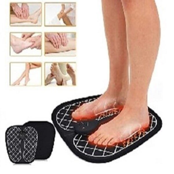 Massageador de pes magnetico foot massager maquina relaxante muscular Portátil a pilha - 3