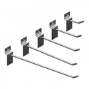 Ver imagem 2 de Gancho Painel Canaletado 15cm Com 100 Unidades Zincado