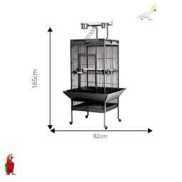 Viveiro Chalesco Habitat Médio para Papagaios - 5