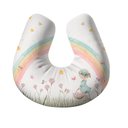 Ver imagem 2 de Almofada de Amamentação Travesseiro Menina Arco-íris Floral Comborboletas