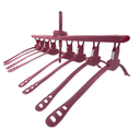 Ver imagem 4 de Mini Varal Multiuso Retrátil 8 Cabides Camisas