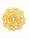Ver imagem 2 de Kit 3 Mandala Decoração Ambiente Parede:Dourado