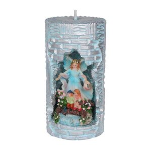 Anjo Da Guarda Na Vela Gruta Cor: Azul
