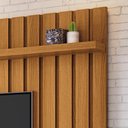 Ver imagem 6 de Painel Tv 70 Pol 200cm Suspenso Ripado Link Cinamomo - Hb Móveis