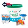 Cloro Piscina 10Kg+ Clorador+ 2 Pastilha de Cloro+ 1 Kit - 6