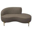 Ver imagem 4 de Sofá Thommy 2 Lugares 150cm Marrom Bouclé Nexta Casa