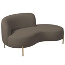 Ver imagem 1 de Sofá Thommy 2 Lugares 150cm Marrom Bouclé Nexta Casa