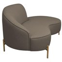 Ver imagem 2 de Sofá Thommy 2 Lugares 150cm Marrom Bouclé Nexta Casa