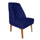 Ver imagem 5 de Kit 4 Cadeiras Paris + 2 Paris Retro Suede Azul Marinho Dominic Decor