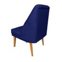 Ver imagem 7 de Kit 4 Cadeiras Paris + 2 Paris Retro Suede Azul Marinho Dominic Decor