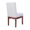 Cadeira de Jantar Estofada Allure Cappuccino Fosco com Linho Cru - 5