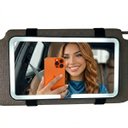 Ver imagem 1 de Espelho com Luz LED para Maquiagem no Carro Fixação Elástica