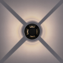 Ver imagem 2 de Balizador de Solo Led Taschibra Dome 4 Fachos Preto Bivolt