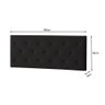 Painel Cabeceira Genebra 1,58 Cor Preto - 4
