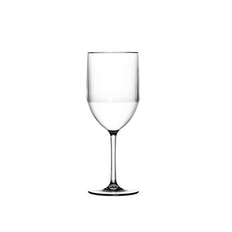 Kit de 4 Taças De Acrílico Para Vinho 350 ml